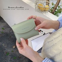 韓国スタイルの新しいレディース小銭入れイン学生無地シンプルなカードホルダー多機能口紅バッグ大容量財布