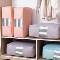 厚みのある新素材不織布キルト収納袋キルトバッグ衣類収納袋引っ越し