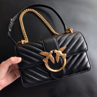 同V柄シープスキンシングルショルダー脇下レディースバッグツイルチェーン
