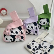 ニットトートバッグ、 レディース ハンドバッグ、ハンドバッグ、お土産携帯電話バッグ、女性用多用途通勤バッグ