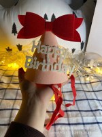 韓国インスタイルベビー1歳の誕生日不織布帽子ユニセックス誕生日帽子