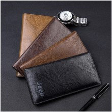 財布 メンズ ロング メンズウォレット マルチカードバッグ レトロ レトロ 無地 財布