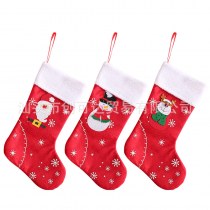 クリスマス ストッキング サンタ クロース 雪だるま 鹿 キャンディー バッグ 暖炉の装飾 クリスマス ギフト