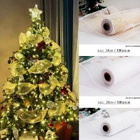 クリスマス ツリー デコレーション リボン リボン クリスマス クリエイティブ diy シーン レイアウト pp メッシュ ボウ ペンダント メッシュ ベルト