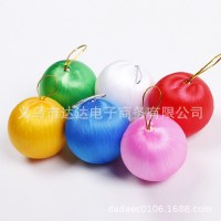 クリスマス装飾クリスマスシルクボールクリスマスツリー装飾ペンダントカラフルなハイエンドペンダントクリスマスボール 6 個 4 センチメートル