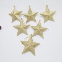 クリスマス ツリーの装飾 クリスマスの五芒星とピンクゴールドの五芒星 クリスマス ツリーの星卸売