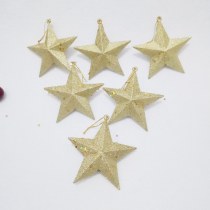 クリスマス ツリーの装飾 クリスマスの五芒星とピンクゴールドの五芒星 クリスマス ツリーの星卸売