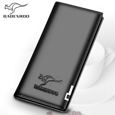 メンズ財布 長財布 ソフト レザー メンズ 超薄型 多機能 ファッション ハンドバッグ クラッチバッグ 財布 カンガルー マネーバッグ