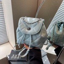新しい女性用大容量バッグ、テクスチャードロックショルダーバッグ、バックパック、ひし形刺繍ハンドバッグ