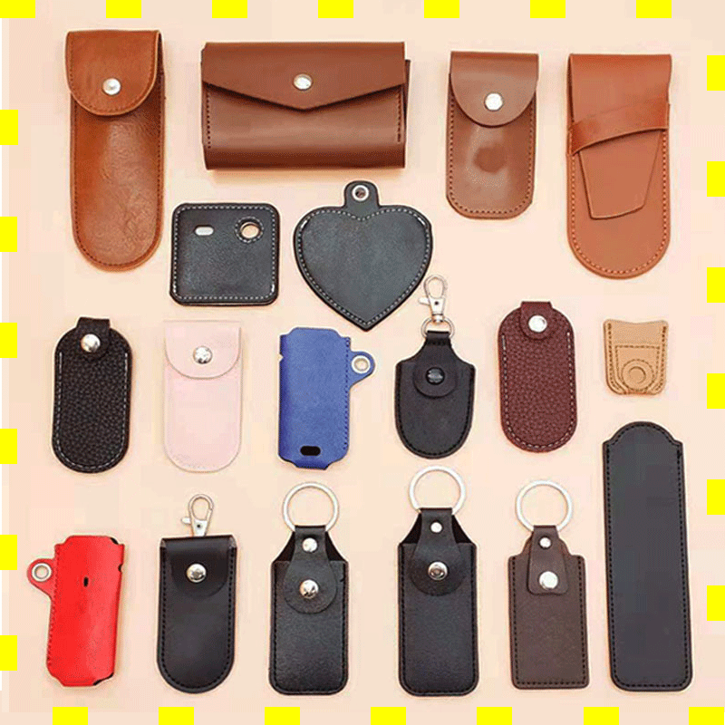 PU レザーツールバッグツールカバー U ディスクレザーカバーアクセス制御カードカバー記録ペンカバーワークカードカバー